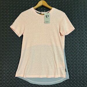 Pearl Izumi Women's Small Pink Gray Cycling T-Shirt Short‎ Sleeve Activewear Top